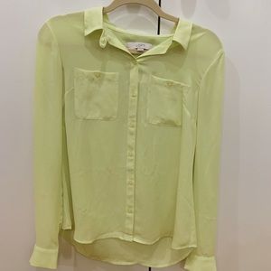 Loft Utility Button Down Blouse